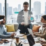 cloud certification, IT teamwork, business meeting