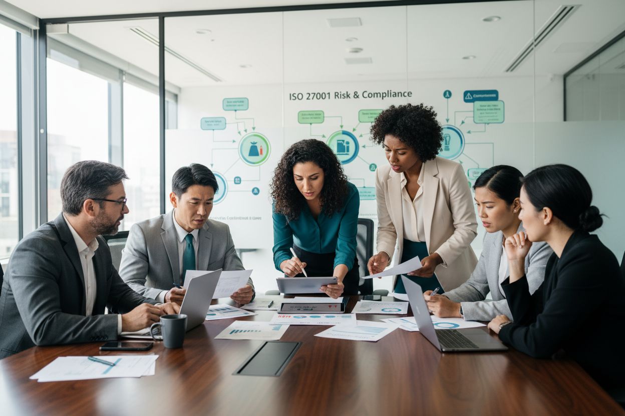 ISO 27001 office teamwork