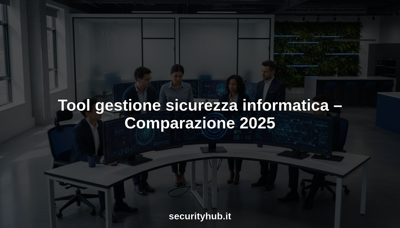 tool gestione sicurezza informatica hero header image
