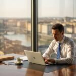 Professionista impegnato nella gestione della privacy all’interno di un’azienda SaaS