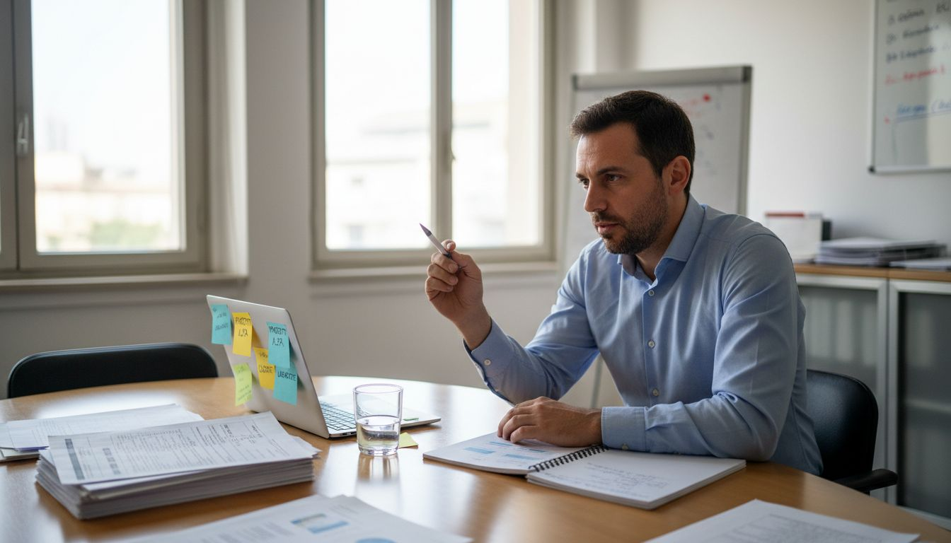 Riunione di verifica ISO nell’ufficio direzionale