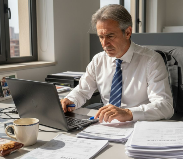 Il responsabile IT esamina la checklist per l’audit del cloud