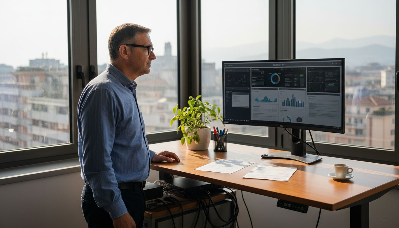 Responsabile IT che si occupa della sicurezza della rete aziendale