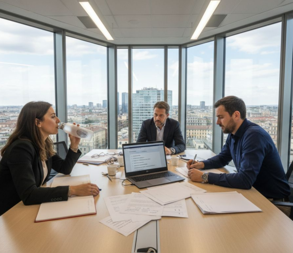 Un piccolo team SaaS alle prese con la revisione della documentazione sulla sicurezza.