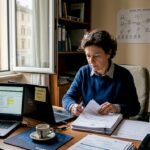 Il responsabile di una PMI che esamina la documentazione relativa alla certificazione ISO 27001