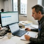 Un consulente informatico si occupa della gestione dei dati all’interno delle piccole e medie imprese.