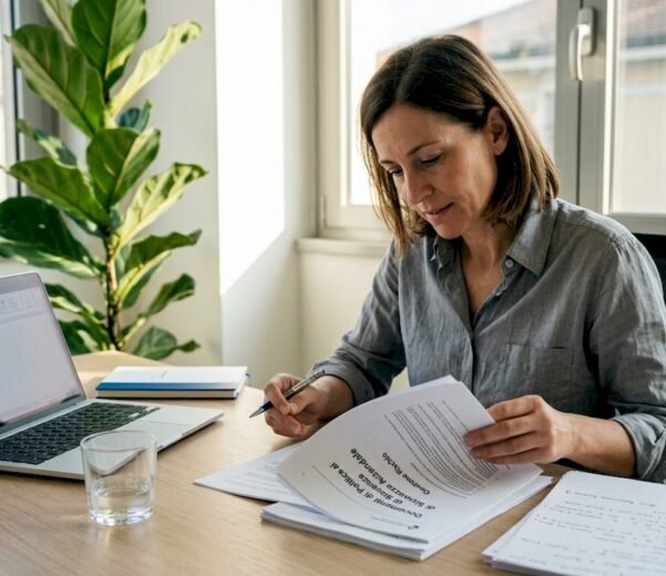 Il responsabile aziendale valuta le procedure di sicurezza per le PMI.