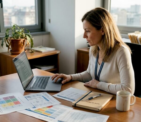 Il responsabile IT esamina la checklist dell’analisi delle criticità