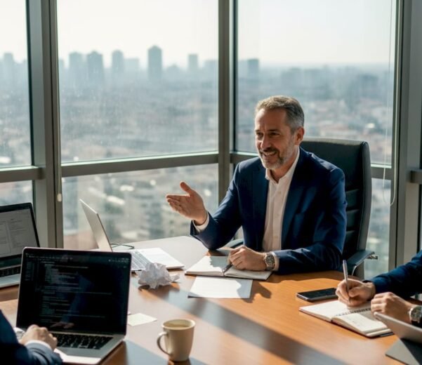 Il team IT si confronta sulle migliori strategie per garantire la sicurezza dei dati.