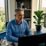 Il responsabile IT controlla i registri dei backup direttamente dalla sua postazione.