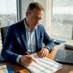 Il responsabile della conformità esamina i rapporti di audit direttamente dal suo ufficio.