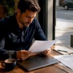 Manager d’azienda che controlla la checklist di sicurezza per i servizi SaaS