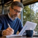 Specialista IT impegnato nella configurazione della sicurezza in cloud