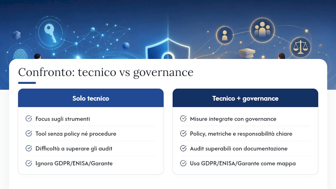 Perché le misure tecniche da sole non bastano: il punto di vista di Securityhub — overview diagram