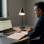 Un imprenditore verifica la sicurezza dei servizi cloud utilizzati in azienda.